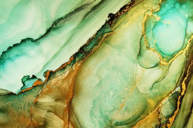 Alkol mürekkebi soyut arkaplan, makro fotoğraf