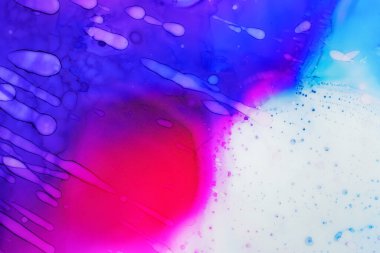 Alkol mürekkebi soyut arkaplan, makro fotoğraf