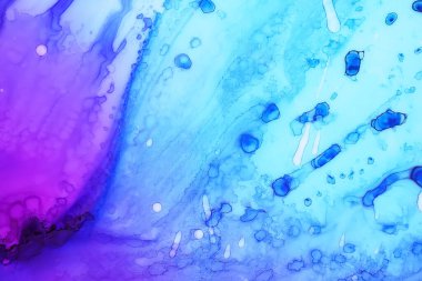 Alkol mürekkebi soyut arkaplan, makro fotoğraf