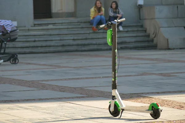 Sofia Ottobre 2019 Scooter Elettrici Che Sono Soluzione Mobilità Nelle — Foto Stock