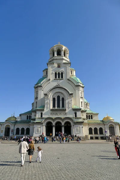 Sofia Bulgarie Octobre 2019 Vue Cathédrale Saint Alexandre Nevski Dans — Photo