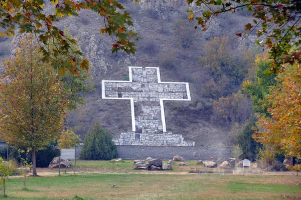 Rupite Bulgarien Oktober 2019 Denkmal Rupite Ehren Von Baba Vanga — Stockfoto