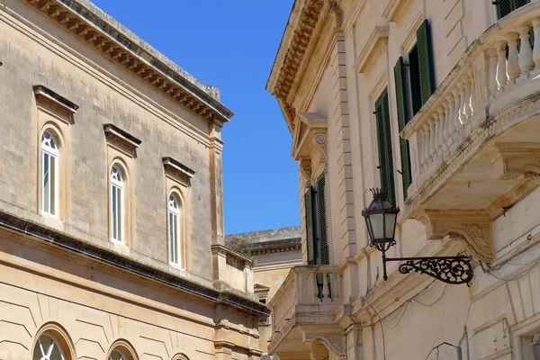 Details Van Barok Die Bewonderen Stad Lecce Puglia Zuid Italië — Stockfoto