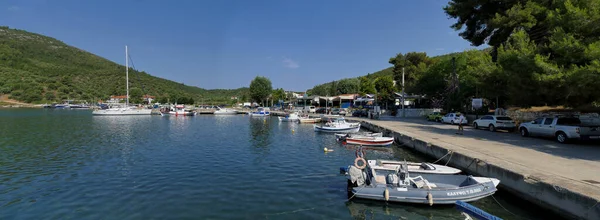 Wunderbarer Blick Auf Die Bucht Von Porto Koufo Auf Der — Stockfoto