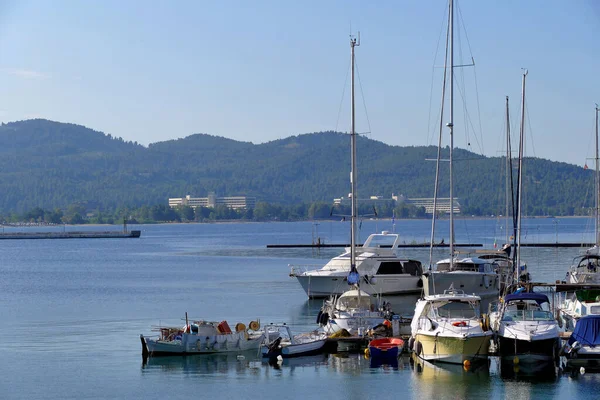 Toroni Greece June 2019 Panoramic View Port Toroni Chalkidiki Peninsula — Stock Photo, Image