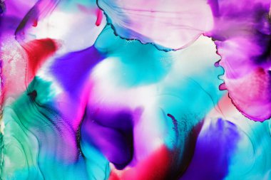 Alkol mürekkebi soyut arkaplan, makro