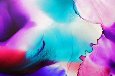 Alkol mürekkebi soyut arkaplan, makro