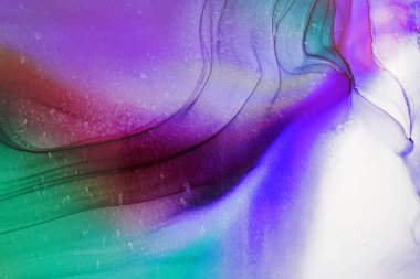 Alkol mürekkebi soyut arkaplan, makro