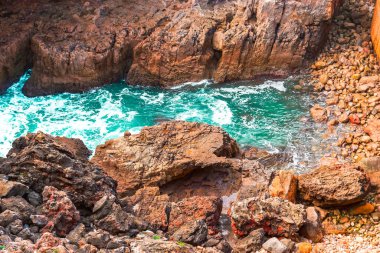 Rocks vs water at Boca do Inferno, Hell's Mouth  Cascais, Portugal