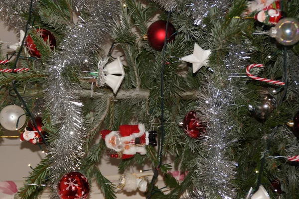 Decoraciones Navidad Árbol — Foto de Stock
