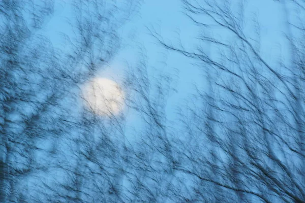 Luna Llena Rosa Supermoon Abril 2020 Francia Ocurre Cuando Luna — Foto de Stock