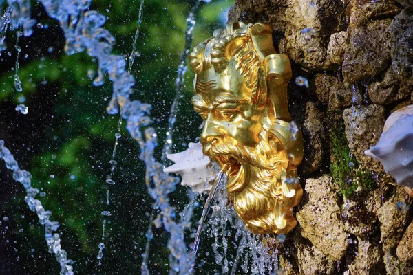 İçinde yaz Bahçe St. Petersburg Fountain'dan altın maske