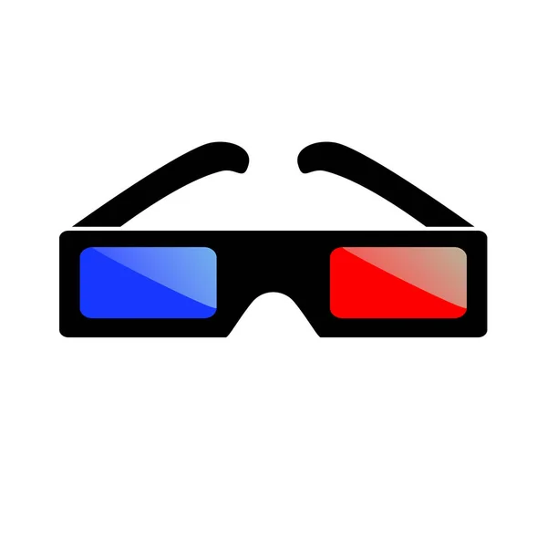 3D εικονογράφηση διάνυσμα γυαλιά. — Διανυσματικό Αρχείο