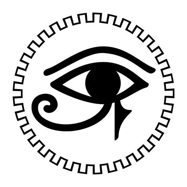 El Ojo de Horus vector iilustración . — Vector de stock