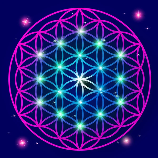 Hayat Mandala çiçek süsleme