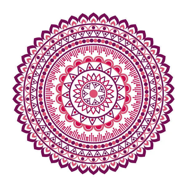 Cirkel mandala patroon. Decoratieve ronde sieraad. Yoga logo, achtergrond voor meditatie poster. Oosterse vector. — Stockvector