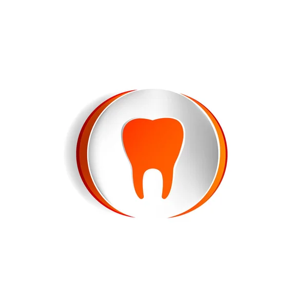 Ícone do vetor de dentes. —  Vetores de Stock