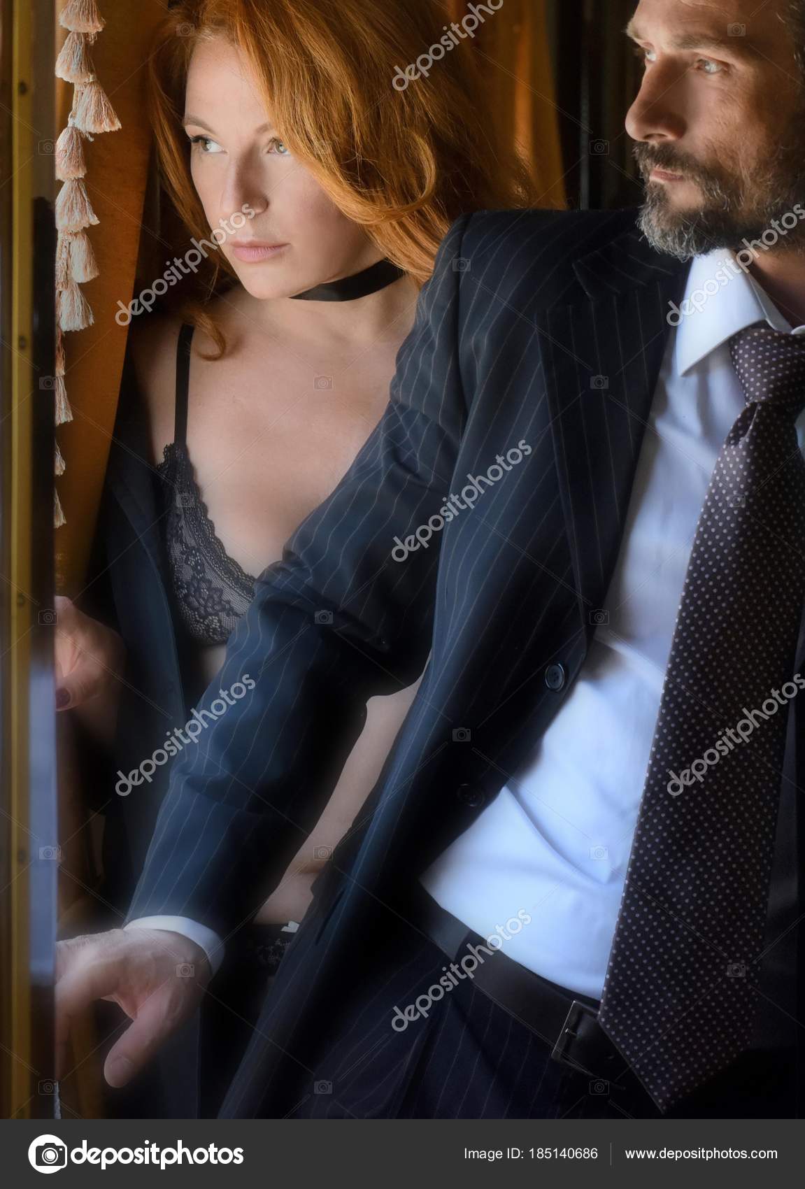 Husband Wife Making Love Train Valentines Day Business Man Having Stock Photo by ©SuperStock2018 185140686 pic