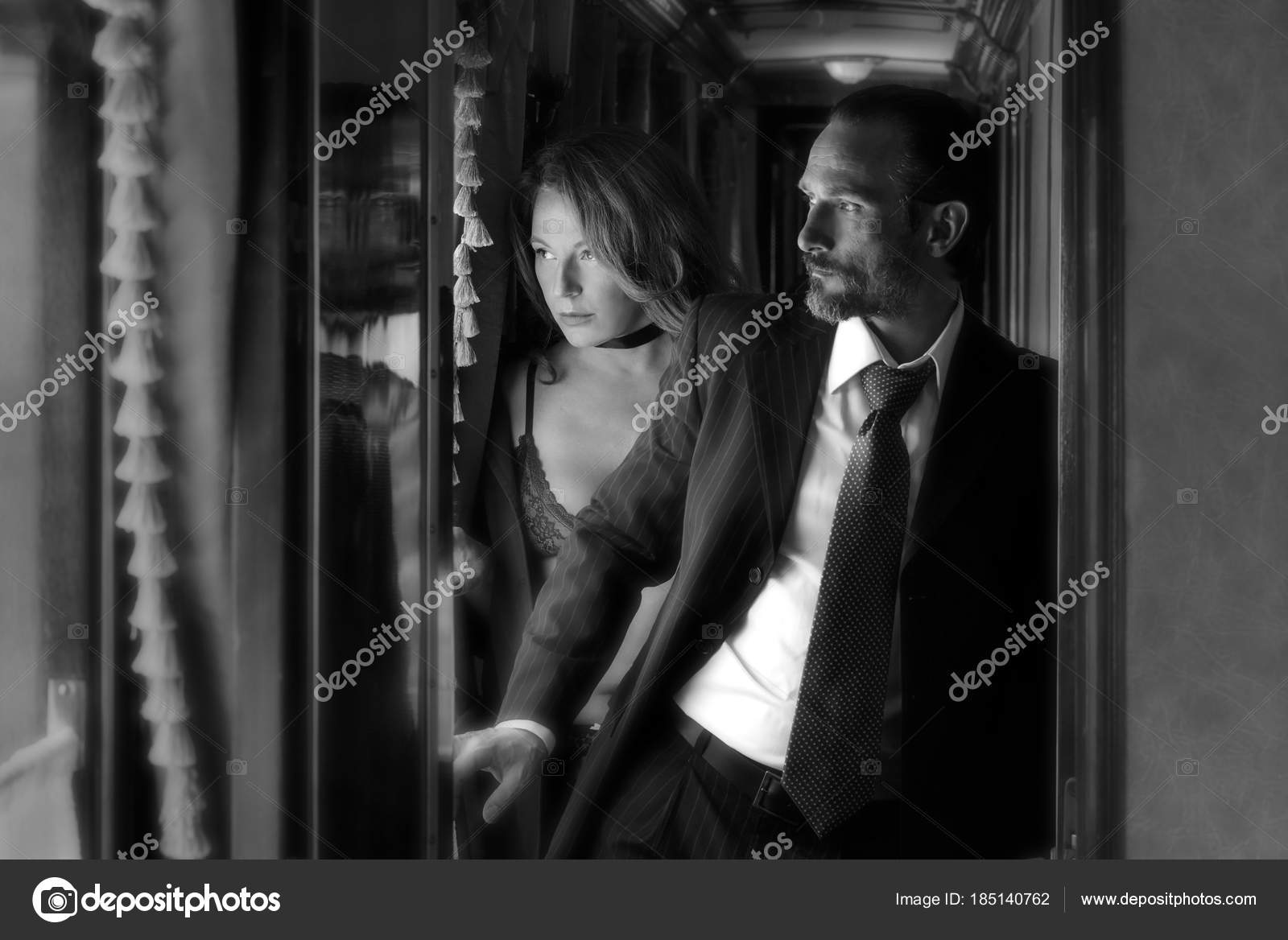 Husband Wife Making Love Train Valentines Day Business Man Having Stock Photo by ©SuperStock2018 185140762