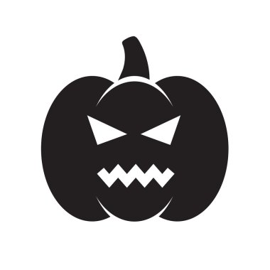 Siyah kızgın Cadılar Bayramı Balkabağı