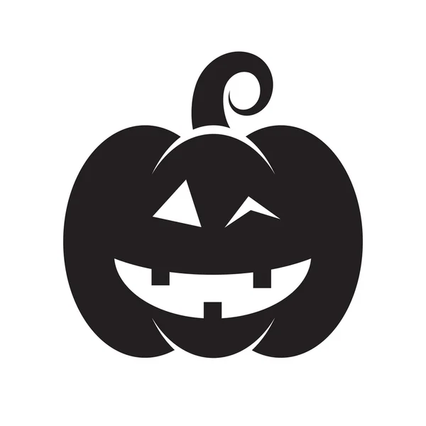 Abóbora halloween bonito — Vetor de Stock