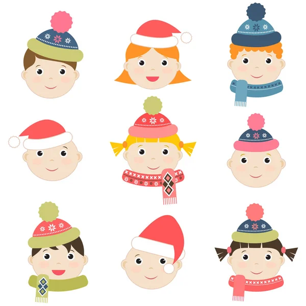 Çocukların Kış Giysi ile