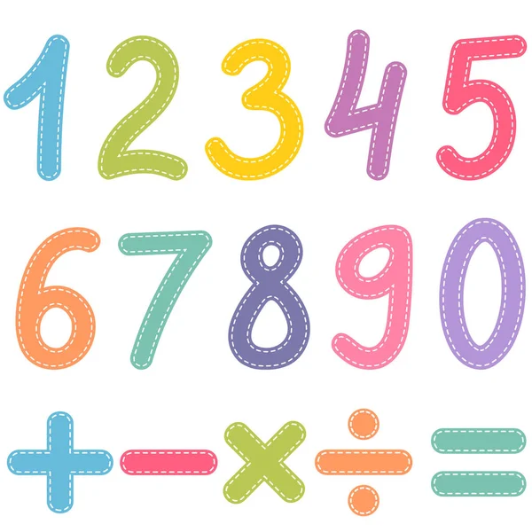 sıfır dokuz ve matematik sembolleri sayılar