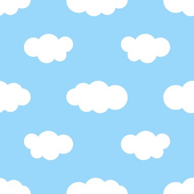 Bulutlu mavi gökyüzü