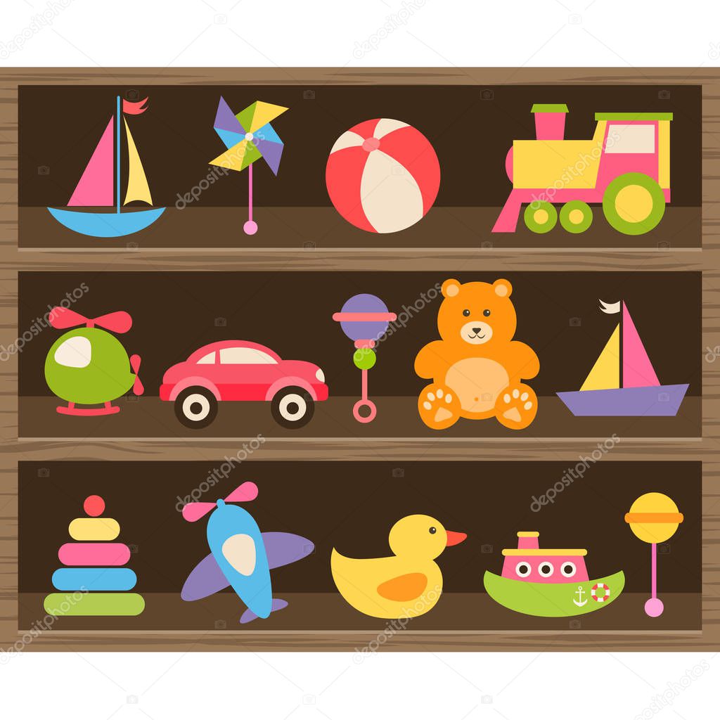 Colorful baby toys