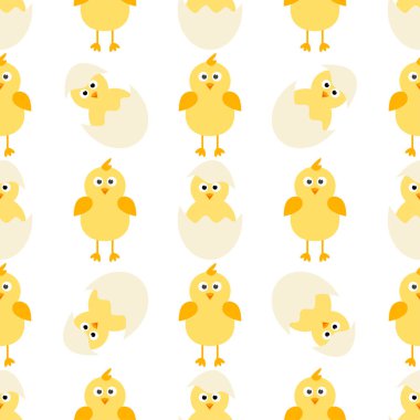 küçük tavuk ile desen