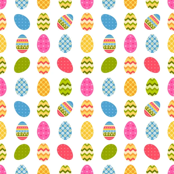 Paskalya yumurtaları ile desen — Stok Vektör