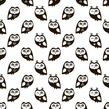 siyah baykuşlar ile Seamless Modeli