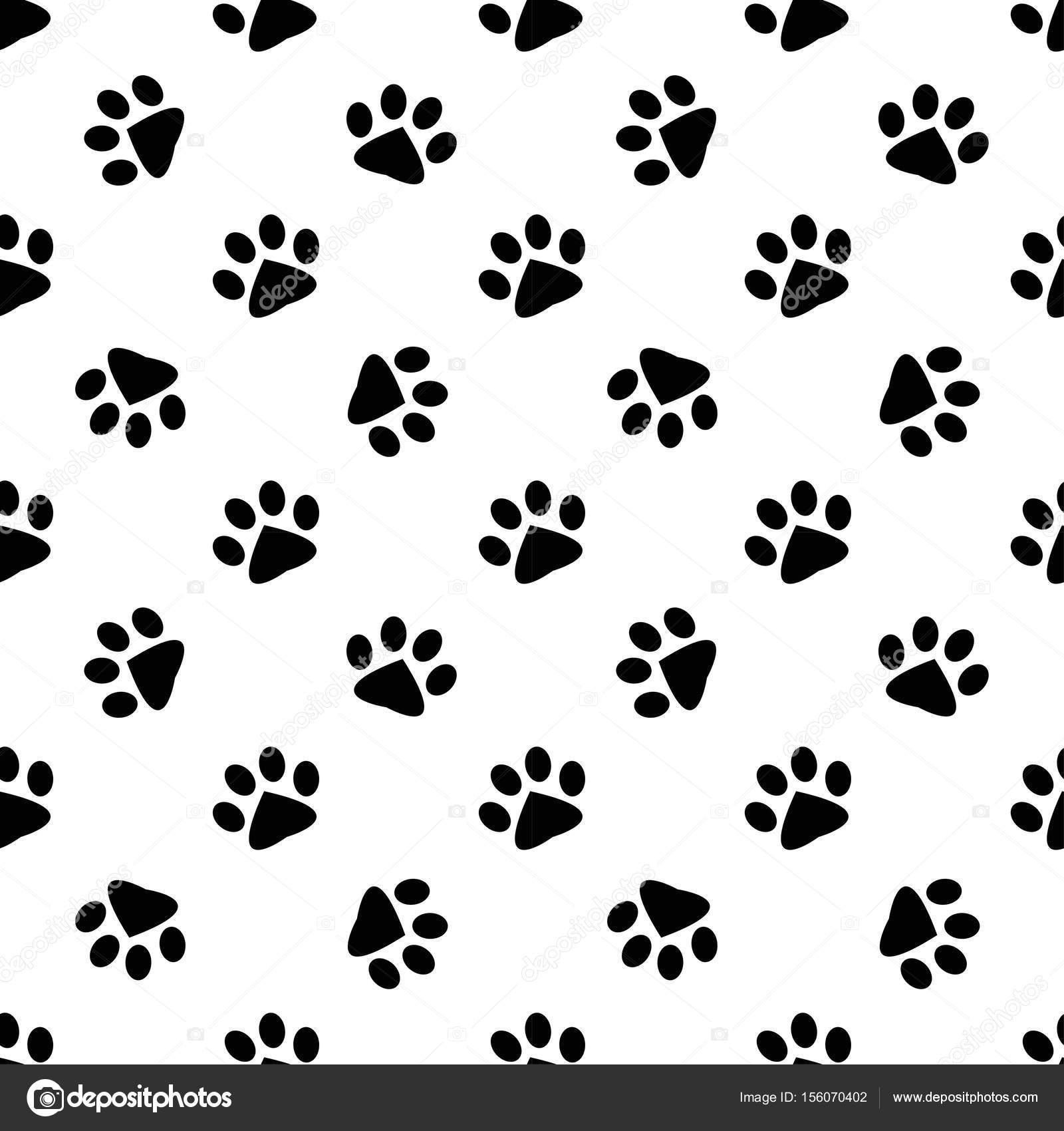 動物の足跡のパターン — ストックベクター © ann_precious #156070402