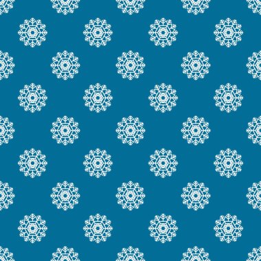 Kar taneleri ile Seamless modeli. Kış arka plan