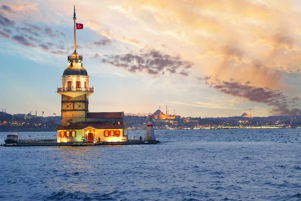 Awesome Hemel Maiden Tower Kiz Kulesi Istanbul — Stockfoto
