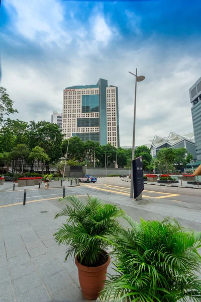 Cingapura moderna cidade e estado — Fotografia de Stock