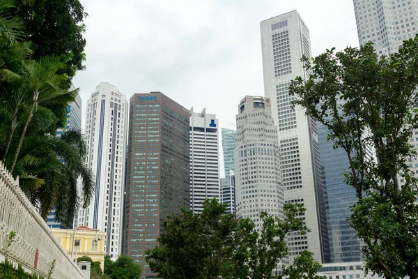 Сучасне місто Сінгапур і держава — стокове фото