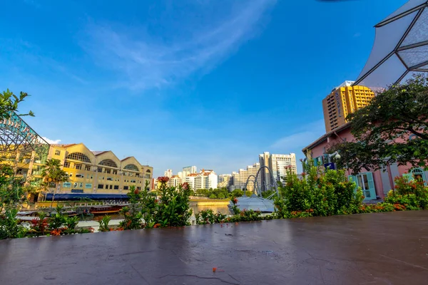 Rio Singapura Waterfront — Fotografia de Stock