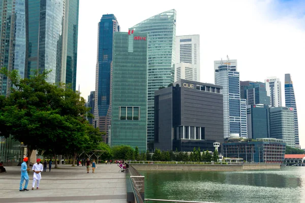 Singapur Nehri Waterfront — Stok fotoğraf