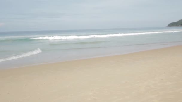 Прибережна морська хвиля — стокове відео