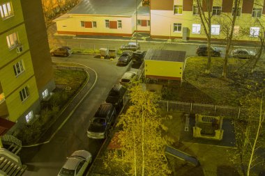 Şehir gece manzarası