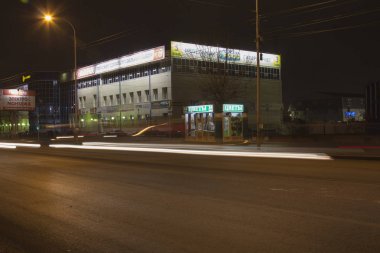 Şehir gece manzarası