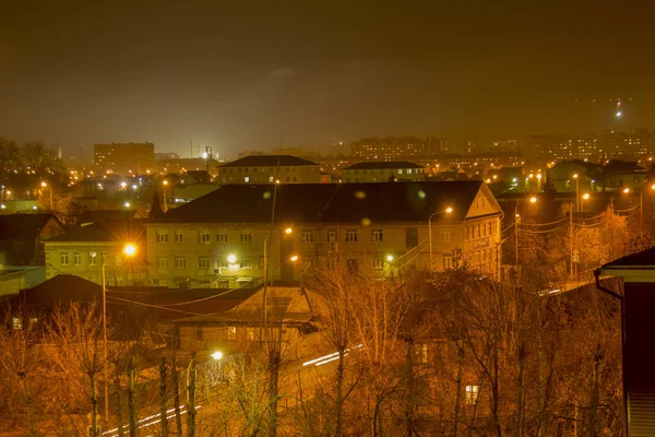 Şehir gece manzarası