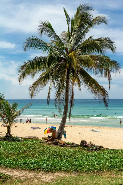 Pláž krajina v Phuketu — Stock fotografie
