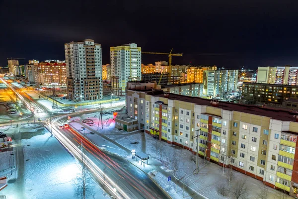 Gece şehir ışıkları