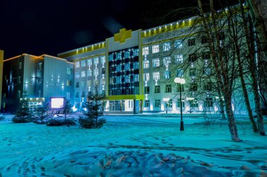 Gece şehir ışıkları