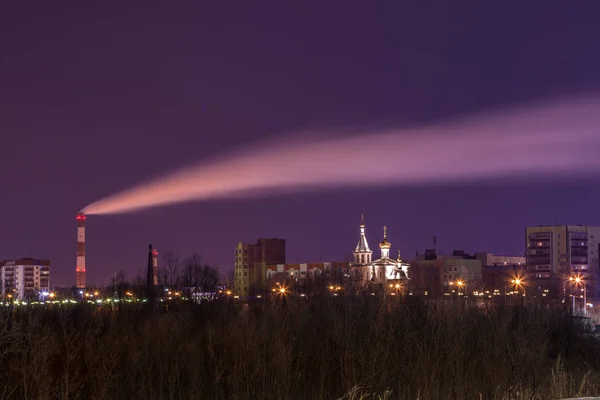 Night city lights — Stock Photo, Image