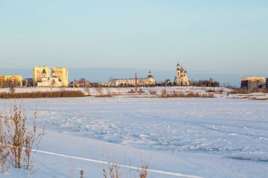 Küçük bir kasaba peyzaj