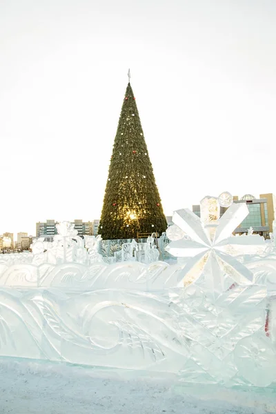 Cidade do gelo Natal — Fotografia de Stock