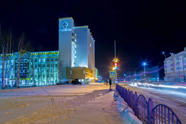 Gece şehir ışıkları — Stok fotoğraf